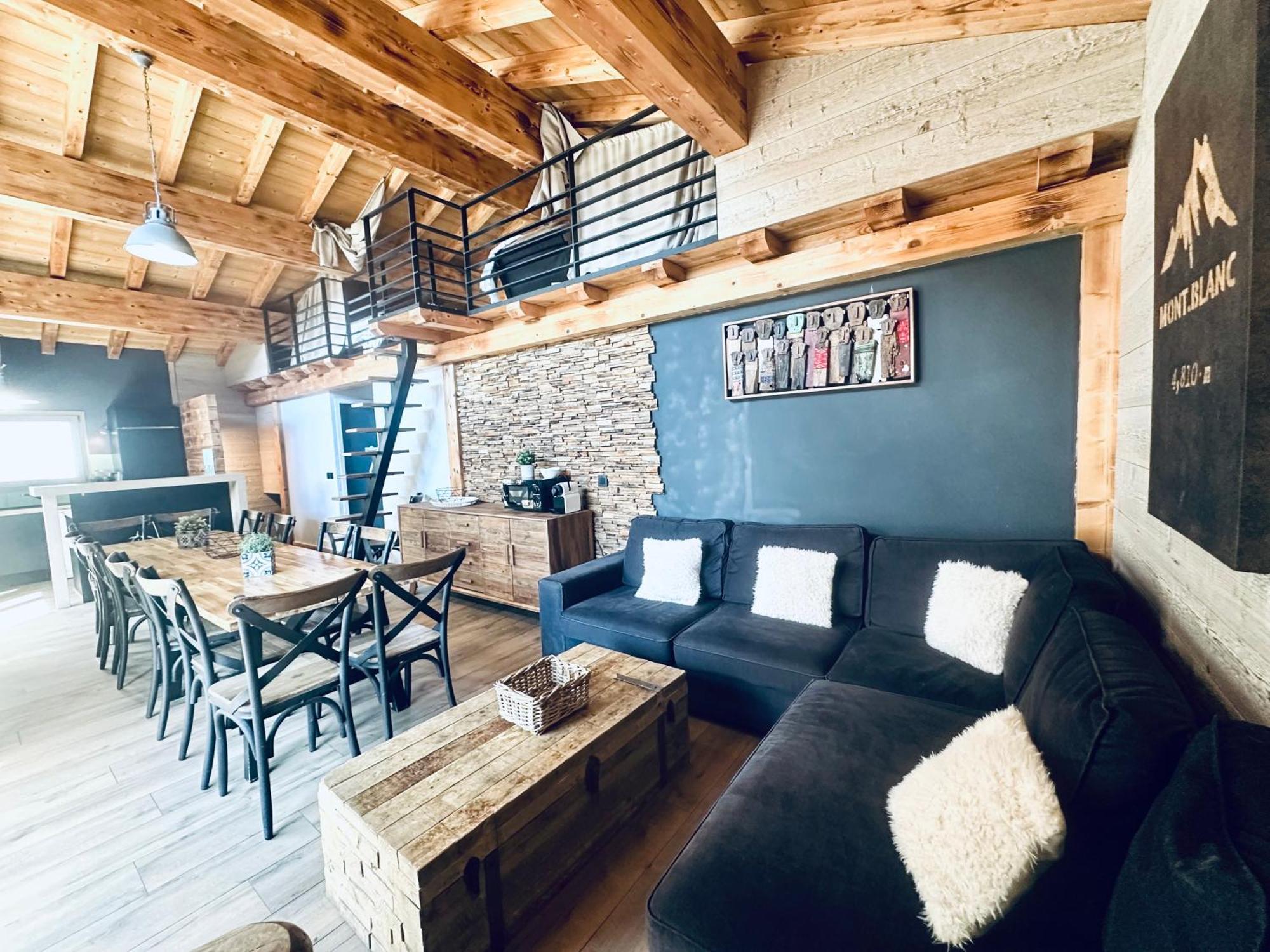 Chalet Le Petit Nicolas, Jacuzzi, Vue Mont Blanc Chamonix Exterior foto